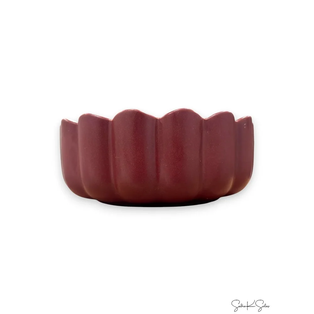6 Wick Scalloped Rim Black Oak & Persimmon Jar Candle - Hearth & Hand Magnolia